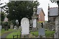 Headstones in the Churchyard in Llanyre