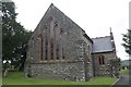 West end of the Church in Llanyre