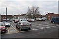 Parking area behind the shops in BA6 9JW