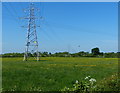 Power lines crossing the Vale of Belvoir in NG32 1NX