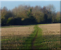 Footpath to Fosse Meadows Country Park in LE17 5EL