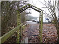 Cute archway over footpath in BN5 9AT