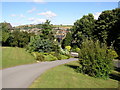 Path in Northcliffe Park, Shipley in BD18 3AL