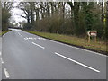The B2116 near Blacklands Farm in BN5 9AT