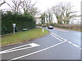 Looking west across northern end of Trussler's Hill Lane in BN6 9JL