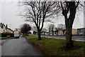 Residential road in Mountblow, Clydebank in G81 4NP