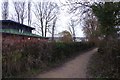 Footpath by the sports pavilion in OX3 0SL
