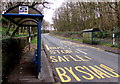 X2 bus stops and shelters in the outskirts of Porthcawl in CF36 5SQ