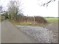 Footpath junction at Ewhurst Manor in BN5 9BS