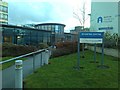 Entrance to the Diabetes Centre, Aintree University Hospital in L10 9LT