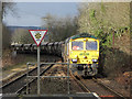 Coal train at Trefforest Estate station in CF37 5YB