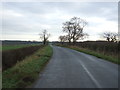 Minor road, Hornhill Top in YO25 9TS