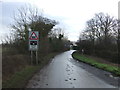Approaching the level crossing on Church Lane, Watton in YO25 9AQ