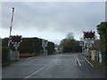 Level crossing on Church Lane, Watton in YO25 9AQ
