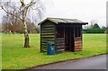 Bus shelter and waste bin, Sinton Green, Worcs in Sinton Green
