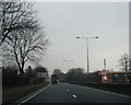 A63 eastbound at Melton in HU14 3HS