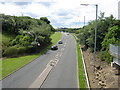 City Way cutting from Footbridge in SR3 3XN