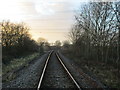 The railway to Knottingley at Dorr Farm Level Crossing in DN14 9LD