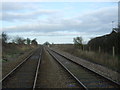 Railway towards Driffield in YO25 9PR