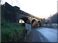 Railway bridge over the A646, Calderside in HX7 6JL
