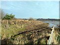 Boundery Fence of Fingringhoe Wick Nature Reserve in CO5 7DG