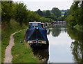 Narrowboats moored along the Grand Union Canal in HP23 5RD