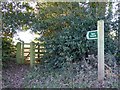 Kissing gate near Chilton in EX17 4AQ