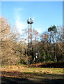Communications mast beside New Road in Fritton and St. Olaves