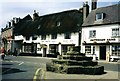 Sturminster Newton: the cross and the White Hart in DT10 1FP