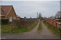 Public Footpath towards Tattershall Church and Castle in Coningsby and Tattershall