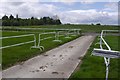 Crossing, Pontefract race course in WF8 4QD