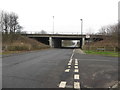 A1 bridge over Coach Lane, Hazelrigg in NE13 7BZ