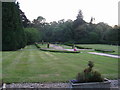 The formal garden, Englemere House in SL5 9EJ