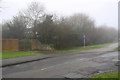 Junction of footpath and cycle path outside #81 Windrush Valley Road in OX28 5YH