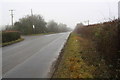 Junction of lane to Hill Grove Farm (B&B) from Dry Lane in OX29 7LY