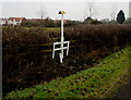 Oil pipeline marker, Sellars Road, Hardwicke in GL2 4BD