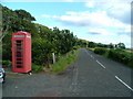 Coulport Telephone Box & B833 in G84 0NZ