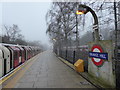 A foggy morning at Grange Hill station in IG7 4EJ