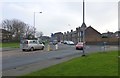 Roundabout on A193 in Blyth in NE24 5DB