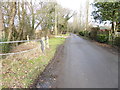 Looking north on Bramlands Lane in BN5 9TR