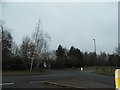 Roundabout on Guildford Road, Horsham in RH12 1BH