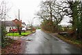 Housing in Brick Kiln Lane, near Wythall, Worcs in B47 6LD