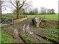 Bridge over drain to Low Emmotland farm in YO25 8JS