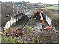 Upperby carriage sheds - demolition in progress in CA1 2FF