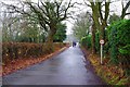 Wilmore Lane & the North Worcestershire Path, near Wythall, Worcs in B47 6LD