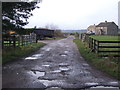 Track to Highfield Farm in HG3 1FB