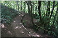 Path on the side of Bathford Hill in BA1 7SA