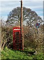 Old telephone kiosk in West Halton in DN15 9AY
