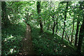 Footpath on Bathford Hill in BA15 2PX