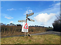 Bent Signpost, Winchbottom Lane in HP10 9QF